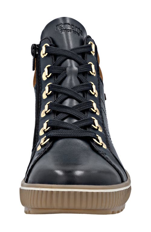 Remonte Maditta 81 Water Resistant High Top Sneaker In Gray