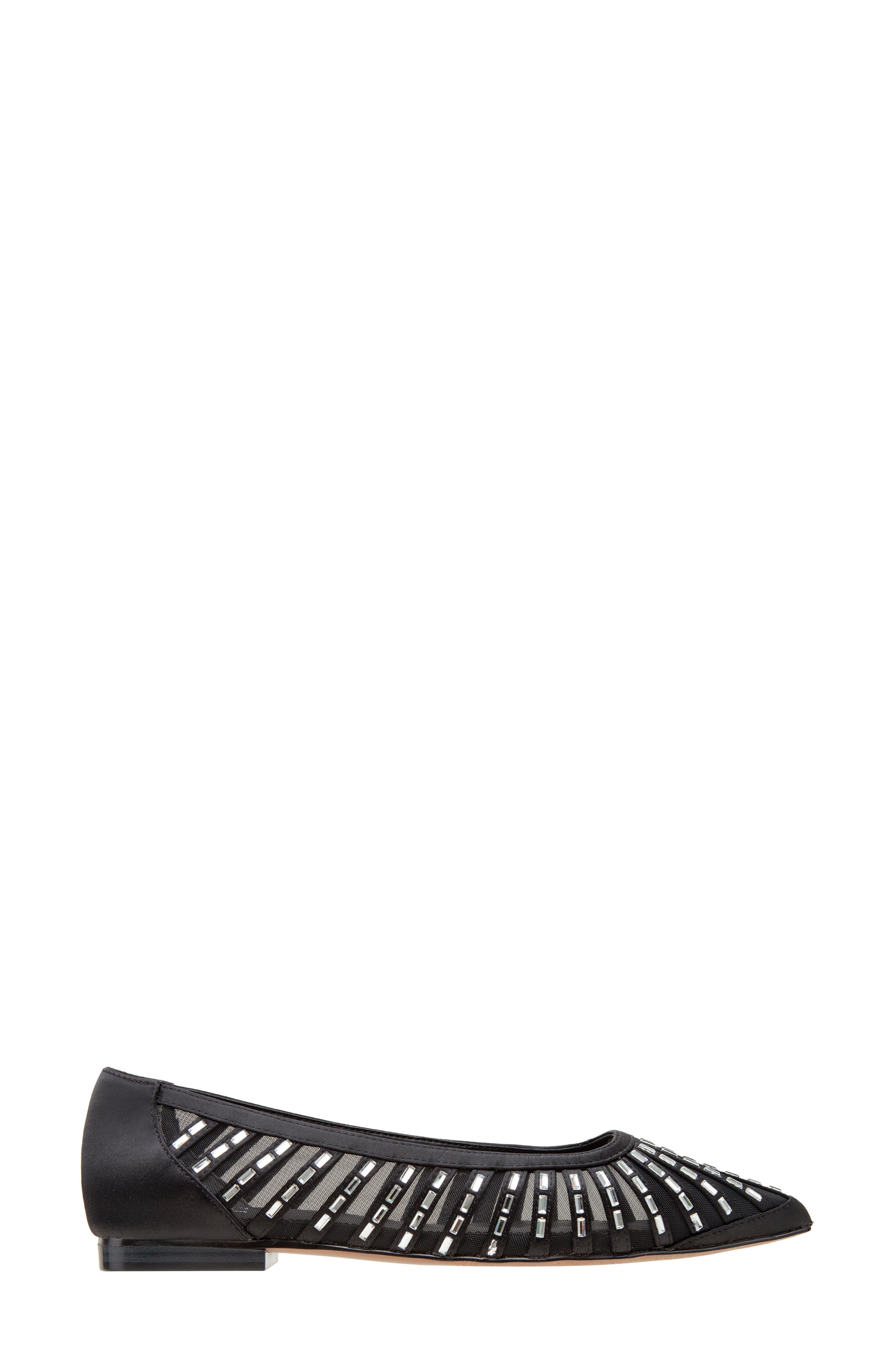 Linea Paolo Noelle Pointed Toe Flat, Alternate, color, Black
