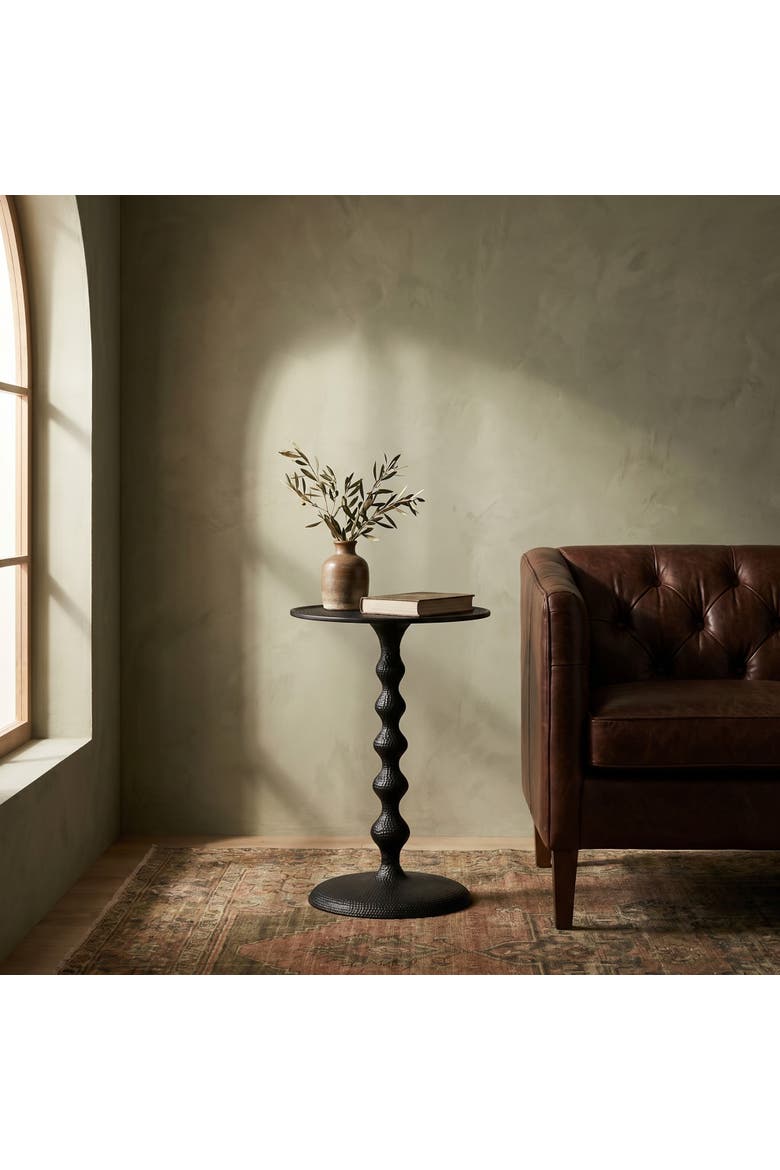 Hammered Table, Alternate, color, Black