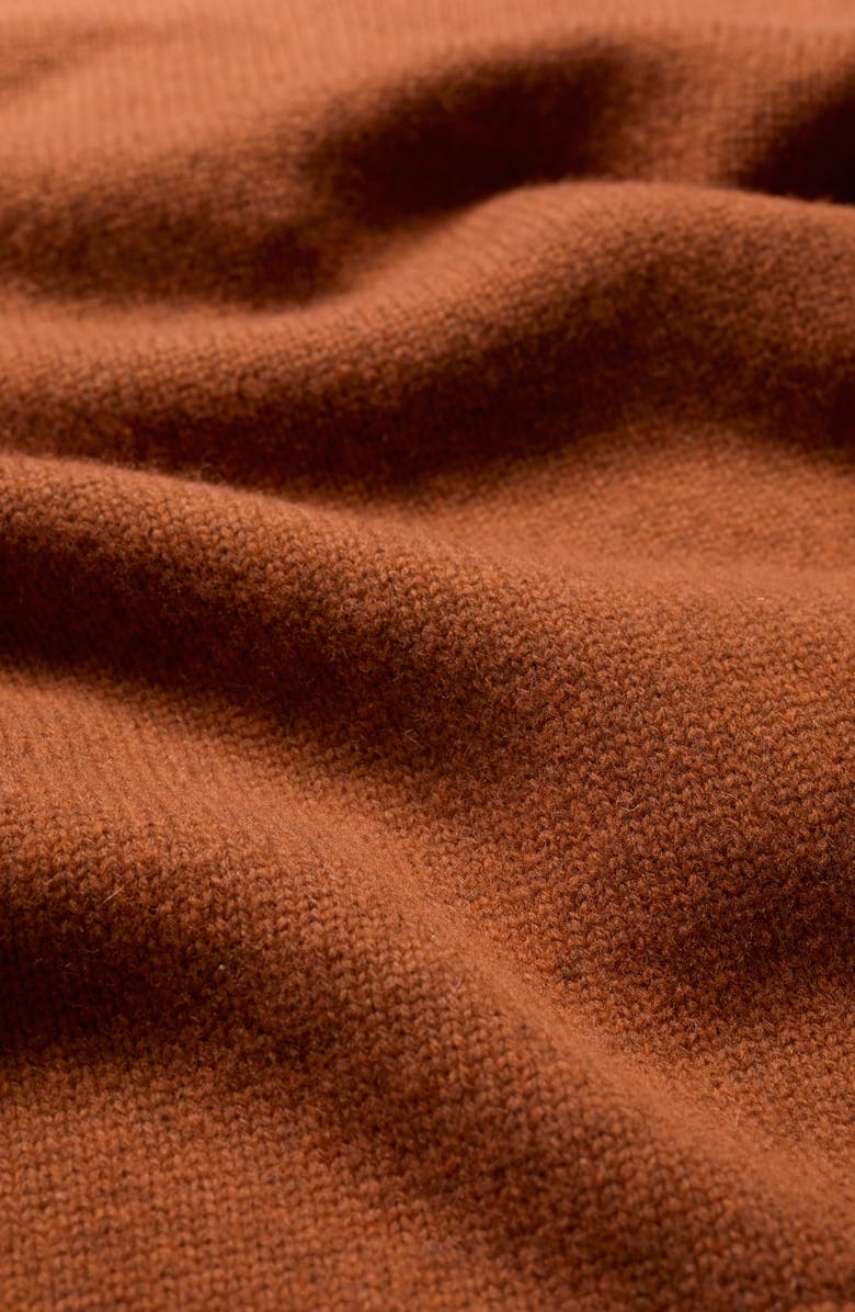 Seasalt Cornwall Braque Turtleneck Wool Blend Sweater, Alternate, color, Knit Melange Rusted