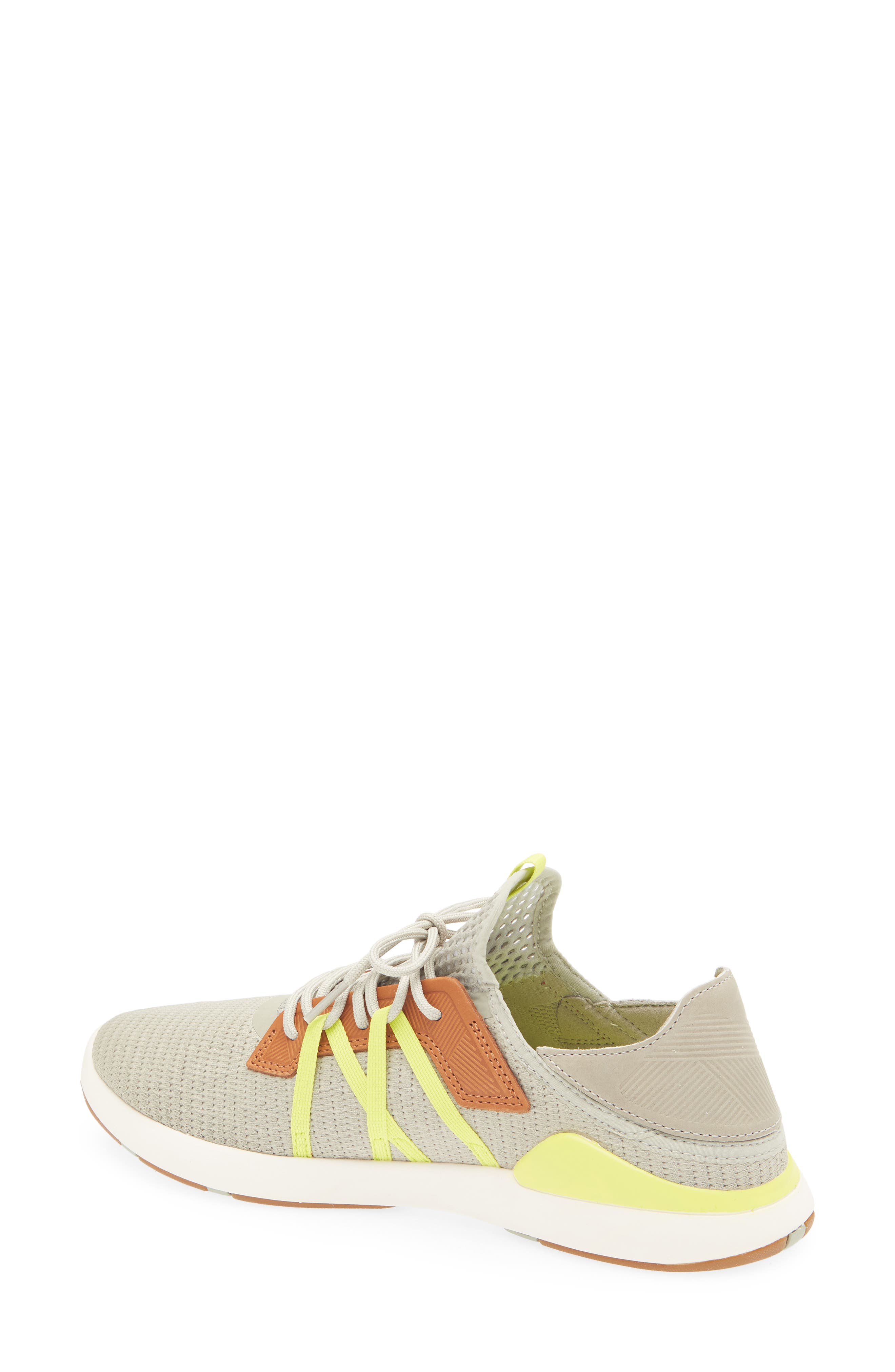OluKai Mio Li Sneaker, Alternate, color, Mist / Citron