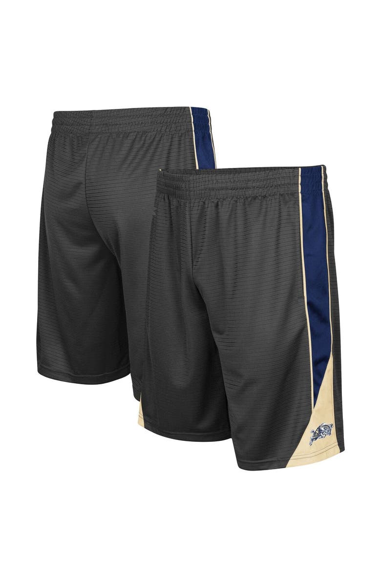 COLOSSEUM Men's Colosseum Charcoal Navy Midshipmen Team Turnover Shorts, Main, color, Charcoal