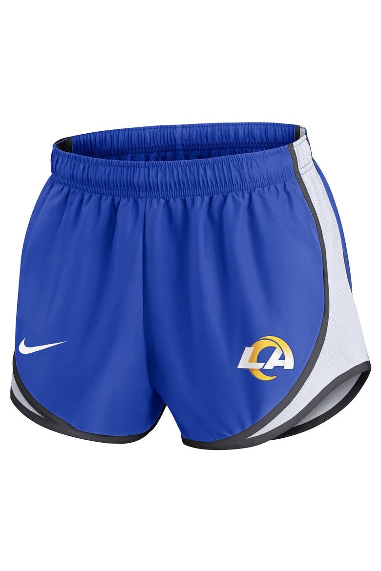 Women's Nike Royal Los Angeles Rams Performance Tempo Shorts, Alternate, color, Royal