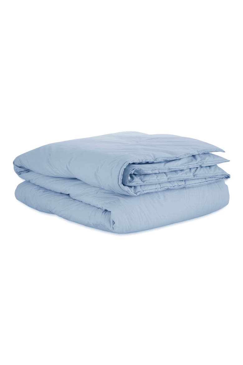 Pure 200 Thread Count Comforter Set, Main, color, LIGHT BLUE