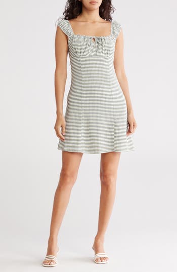 Madden Girl Emma Fit & Flare Dress In Blue