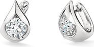 HEARTS ON FIRE Lu Droplet Huggie Hoop Earrings