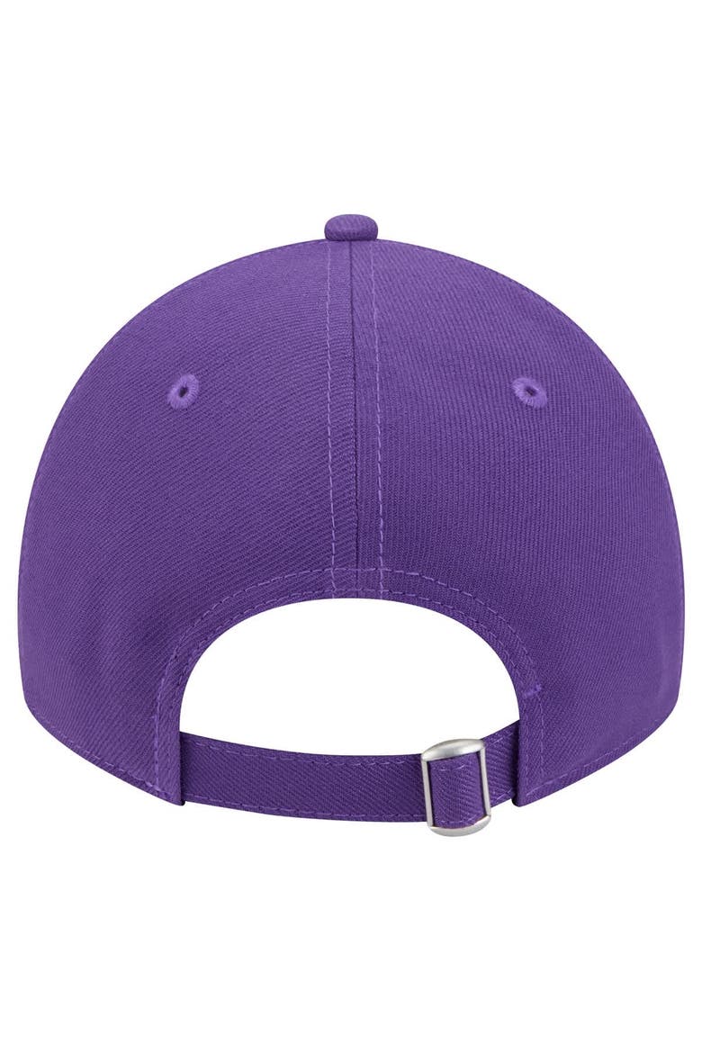 Unisex New Era Purple Los Angeles Sparks Core Logo 9TWENTY Adjustable Hat, Alternate, color, Purple