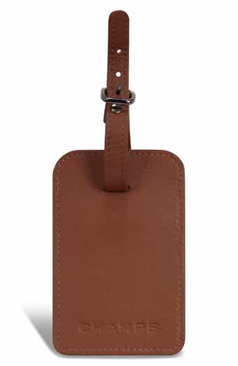 CHAMPS Leather Luggage Tags