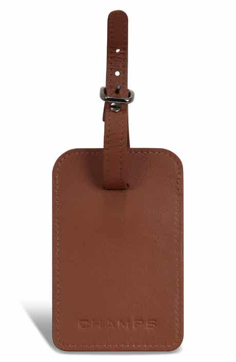 CHAMPS Leather Luggage Tags