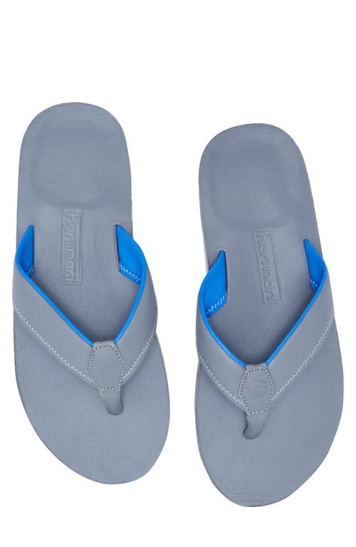 Hari Mari The Clipper Cask Waterproof Flip Flop In Fog