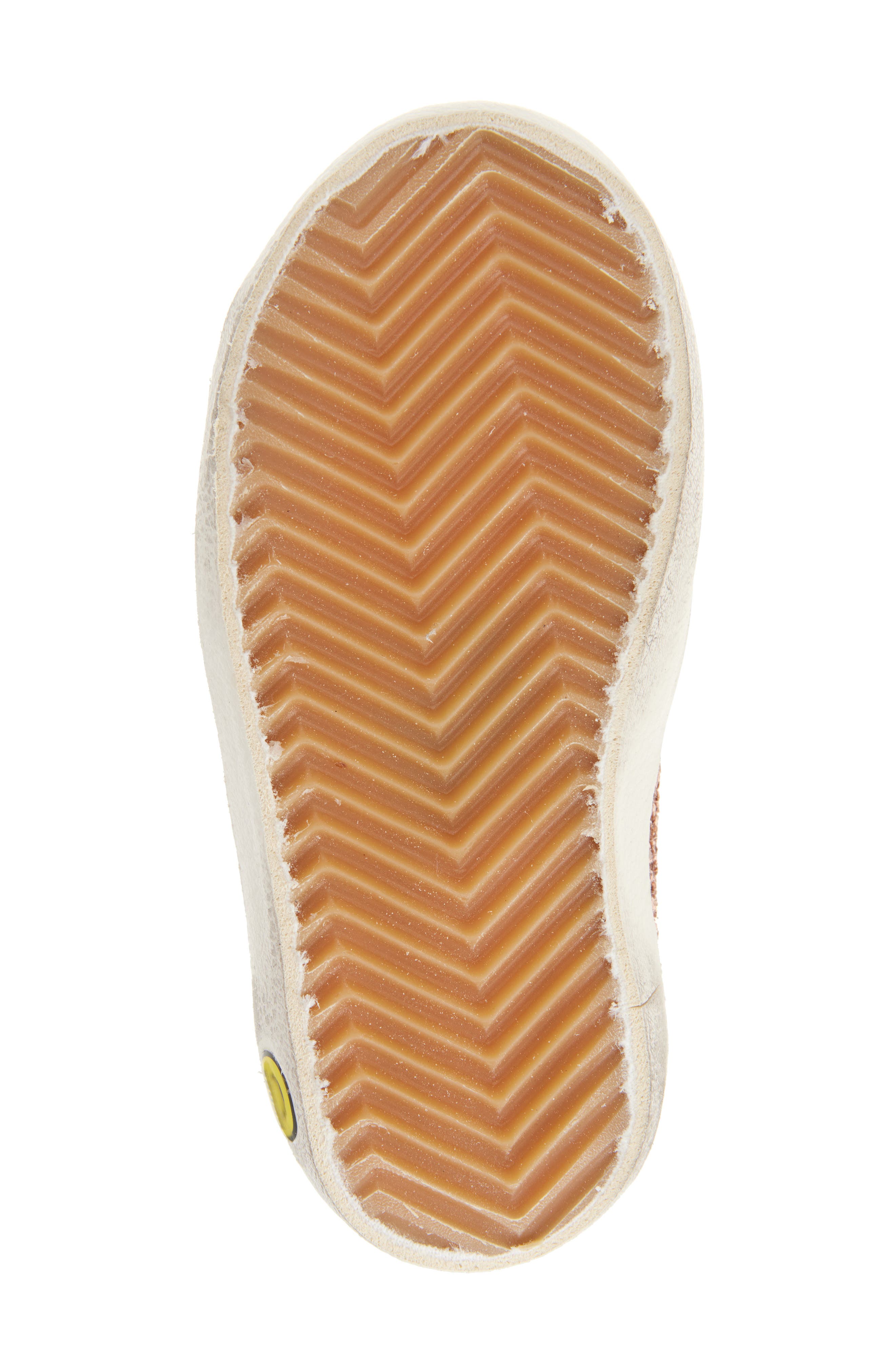 Golden Goose Kids' Old School Glitter Sneaker, Alternate, color, Peach/ White