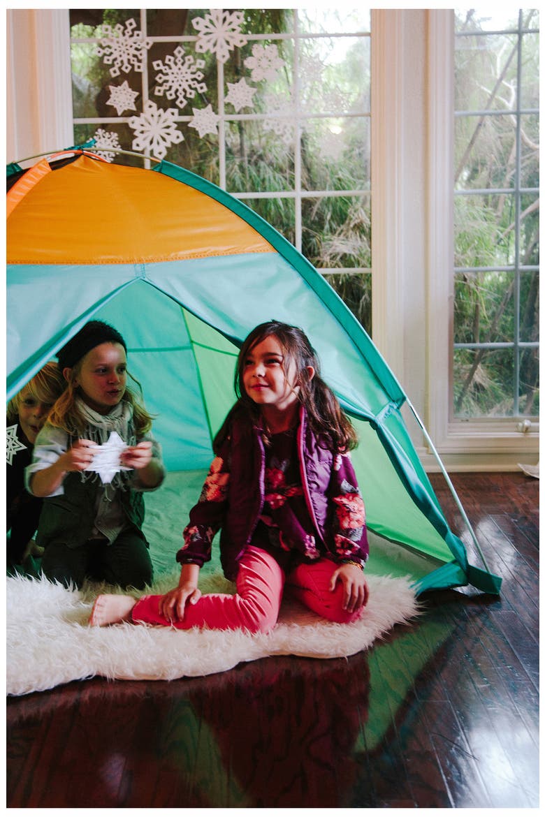 Super Duper Play Tent, Alternate, color, GREEN ORANGE BLUE