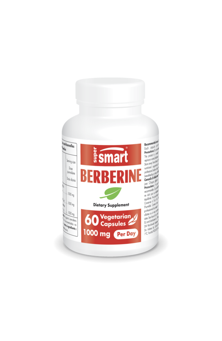 SuperSmart Berberine HCl Supplement, Main, color, NO COLOR