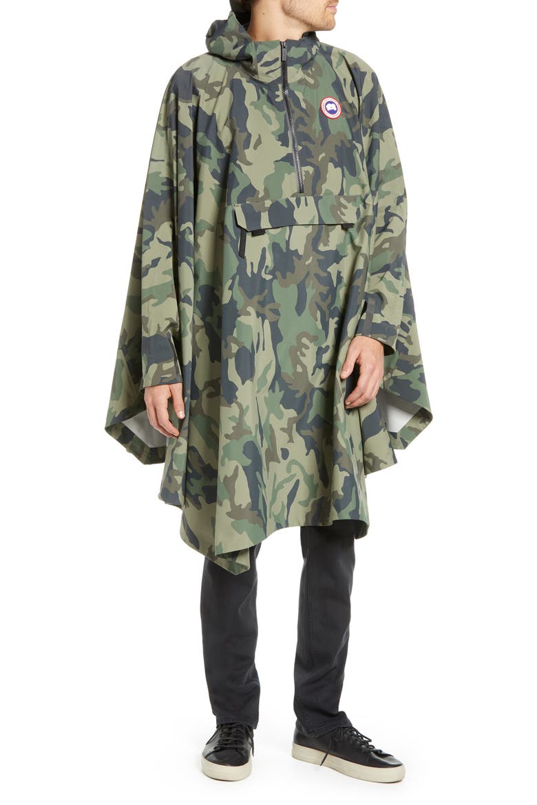 Classic Fit Camo Field Poncho, Main, color, CANADA GOOSE CAMO