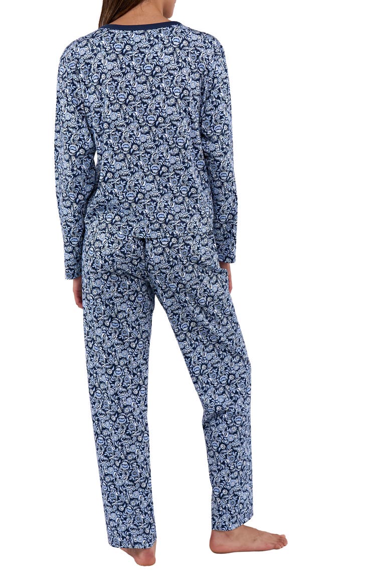 Knit Pajamas, Alternate, color, BLUE