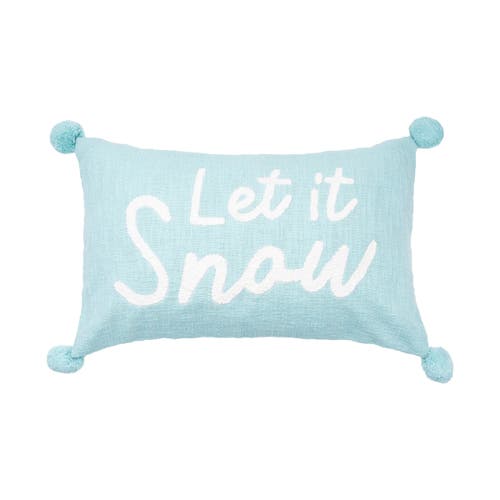 carol & frank A Christmas Holiday Tufted Solid Pillow Collection in Blue  product