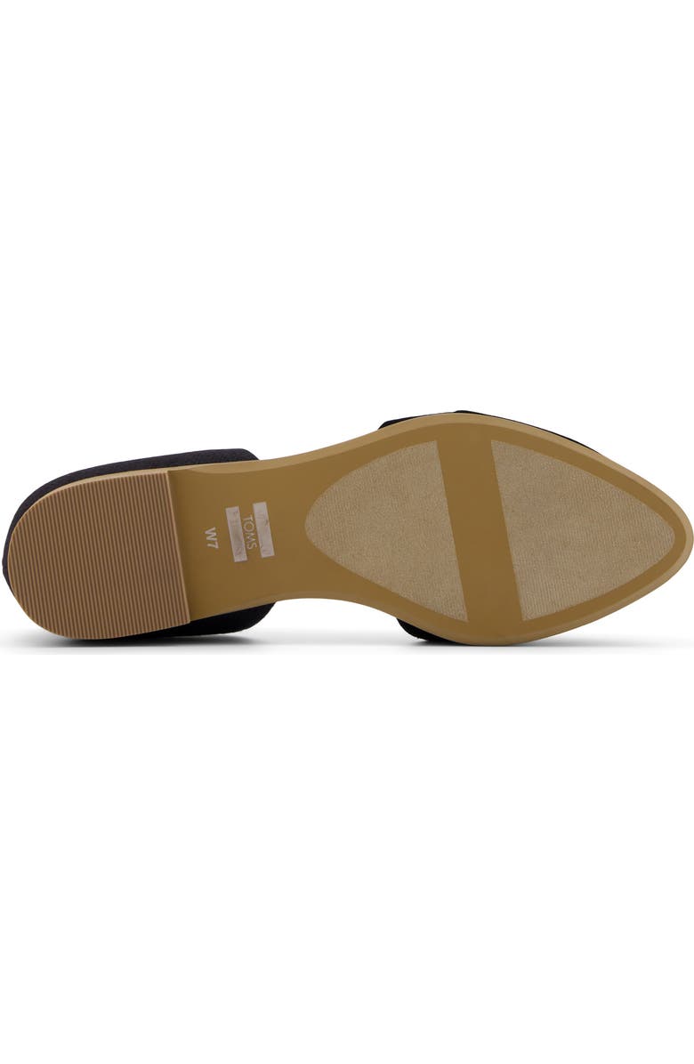 TOMS Pointed Toe d'Orsay Flat, Alternate, color,