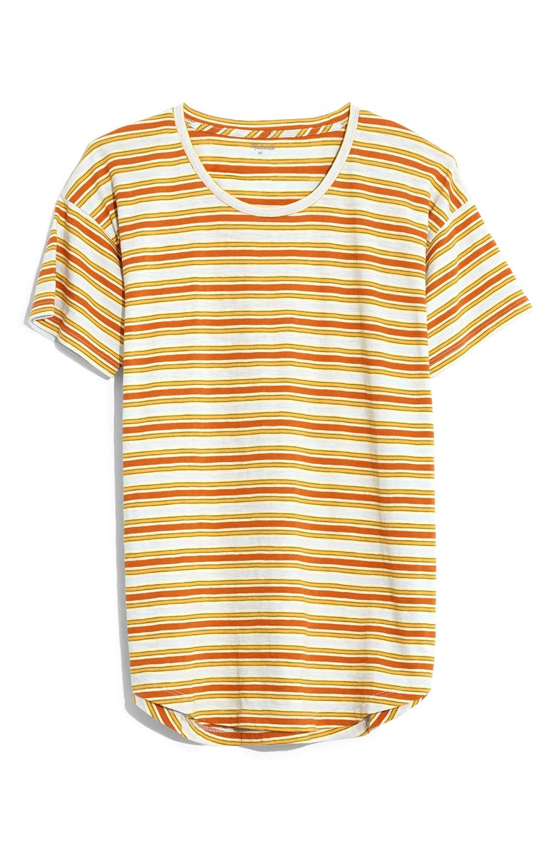 Madewell Whisper Cotton Stripe Crewneck Tee, Alternate, color,