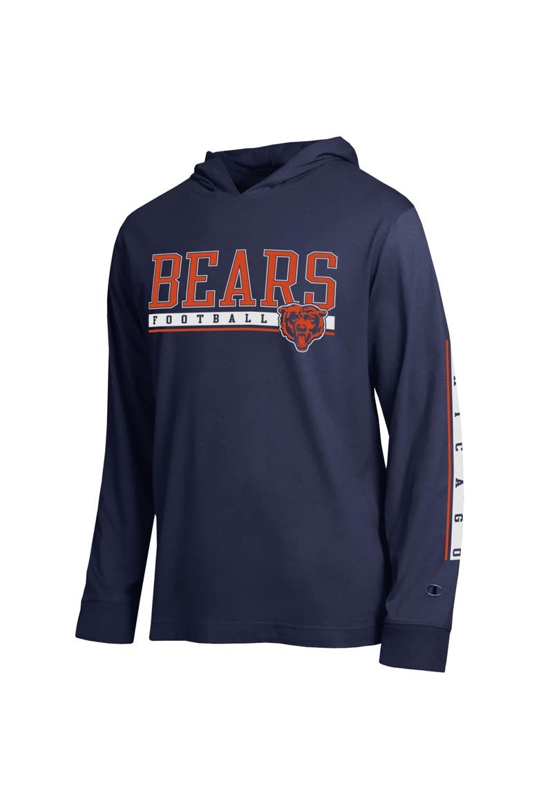 Men's Champion Navy Chicago Bears All Star Hooded T-Shirt, Alternate, color, Navy