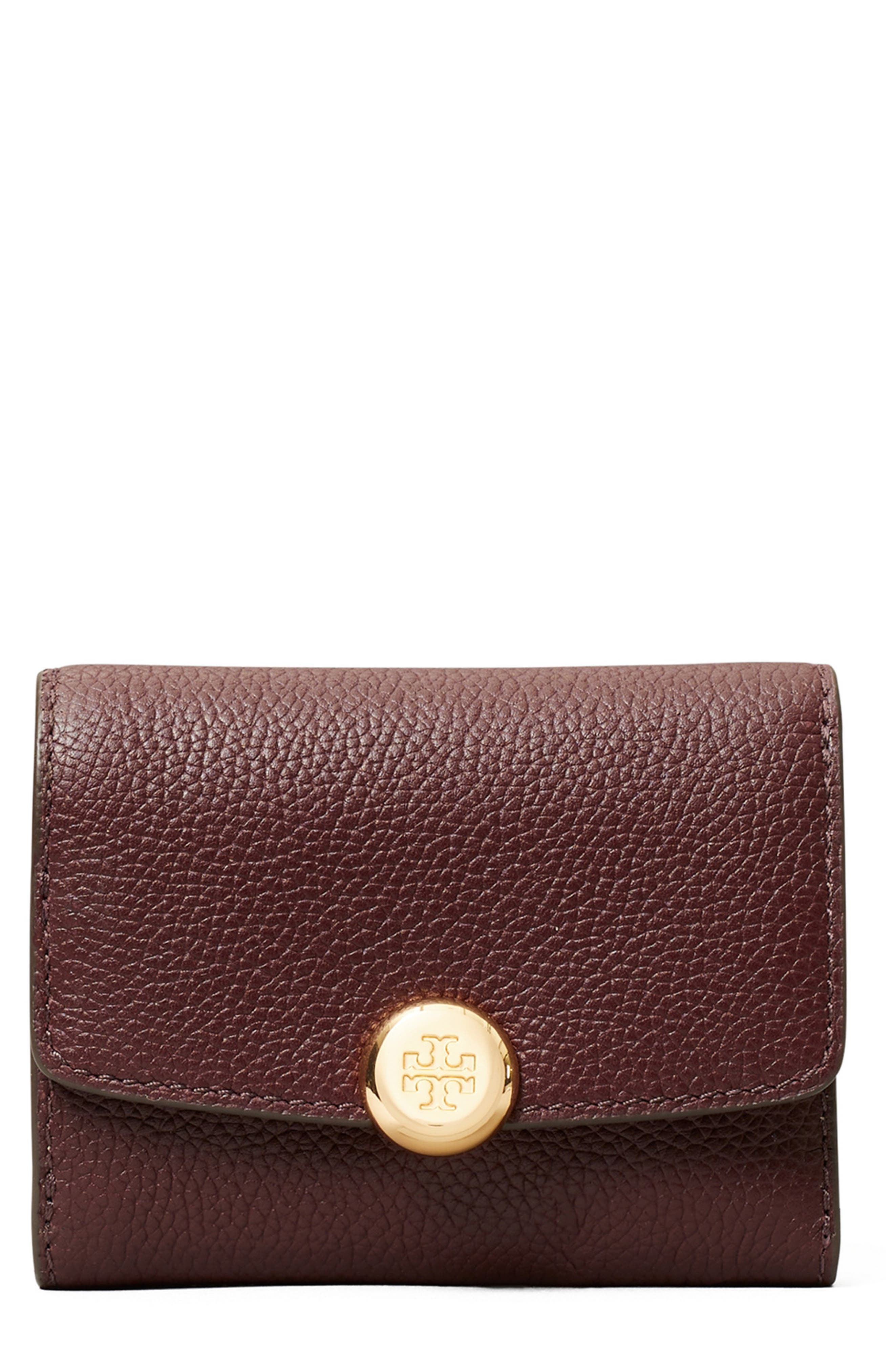 Tory Burch Romy French Flap Leather Wallet (Women) | Nordstrom