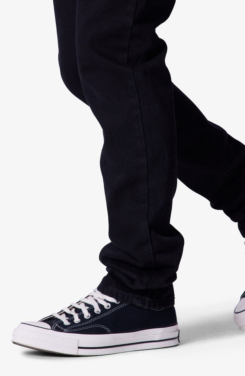 mnml Slim Fit Jeans, Alternate, color, Black