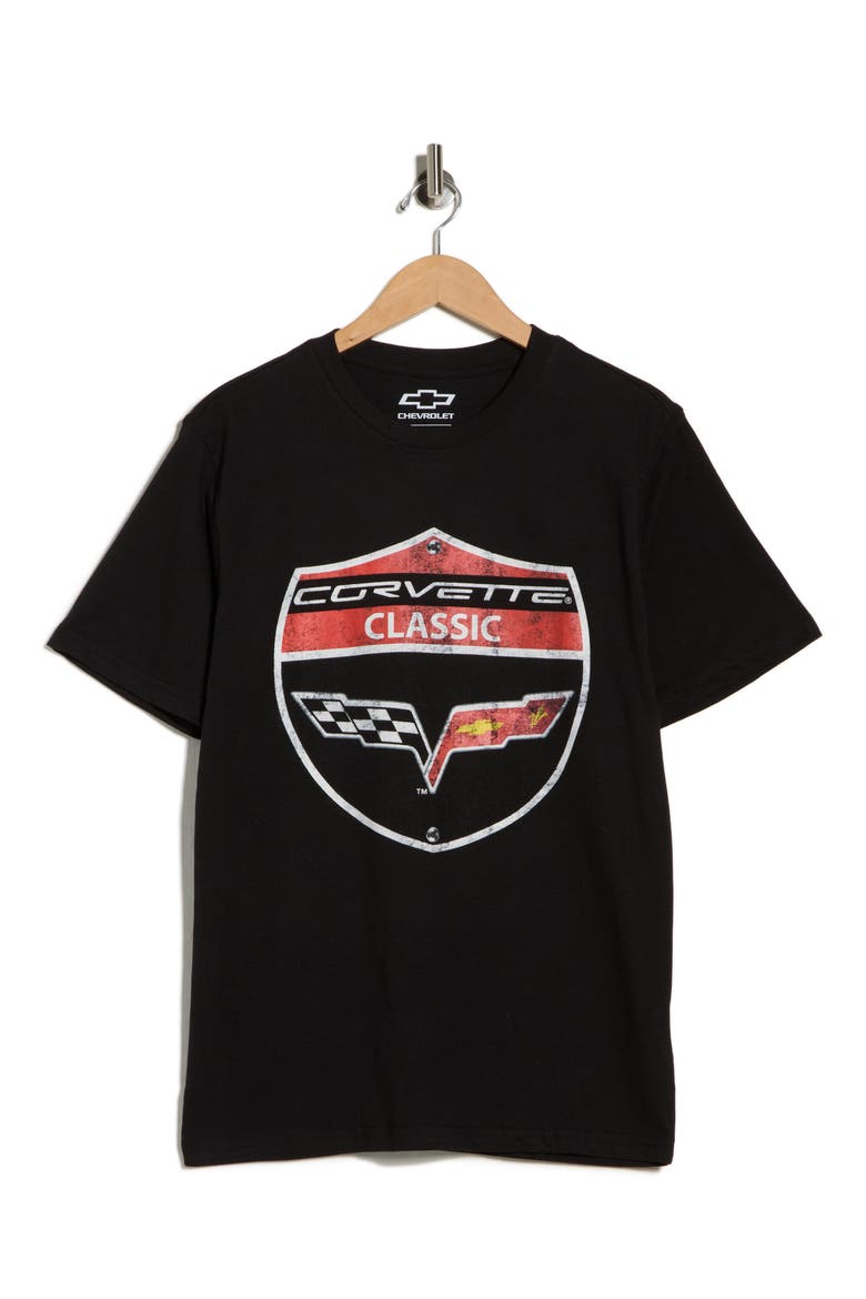 Corvette Graphic T-Shirt, Alternate, color, BLACK