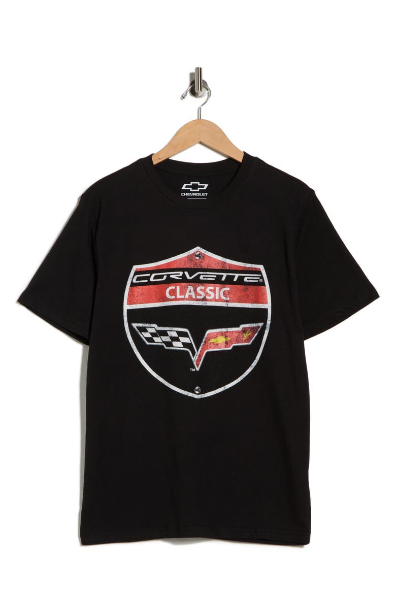 James Campbell Corvette Graphic T-Shirt, Alternate, color, Black