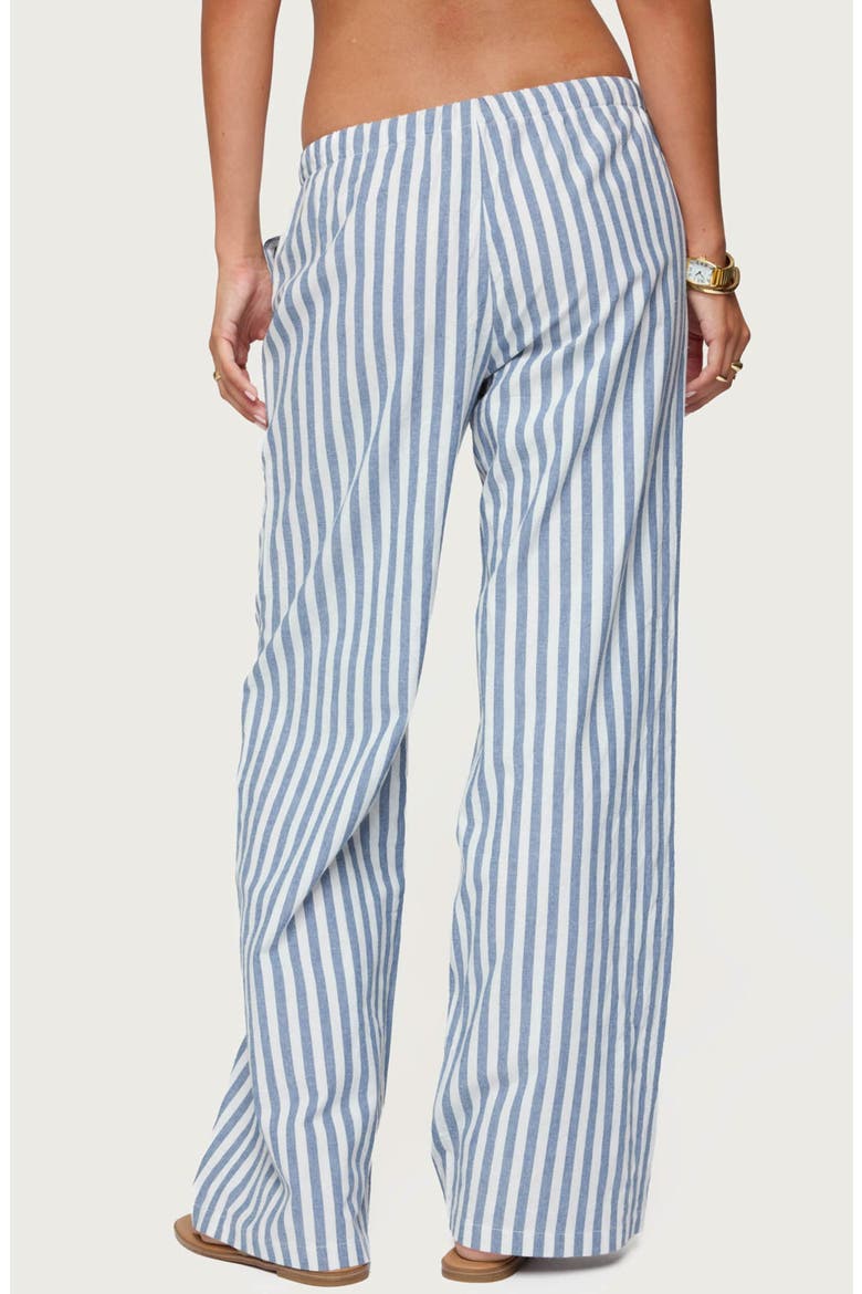 Macey Striped Pants, Alternate, color, BLUE-AND-WHITE