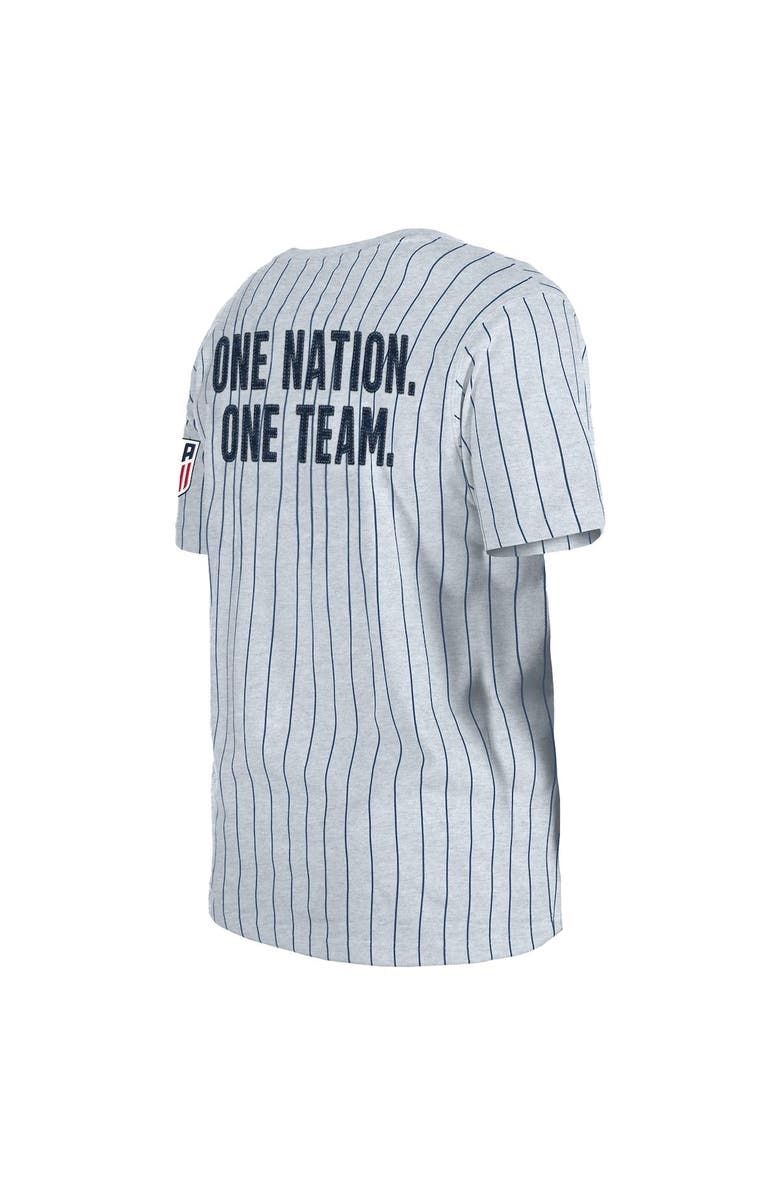 5TH AND OCEAN BY NEW ERA Men's 5th & Ocean by New Era Gray USMNT Throwback Mesh Jersey T-Shirt, Alternate, color, Gray