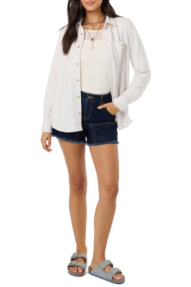 Jorgina Plaid Long Sleeve Knit Top, Alternate, color, TOFU