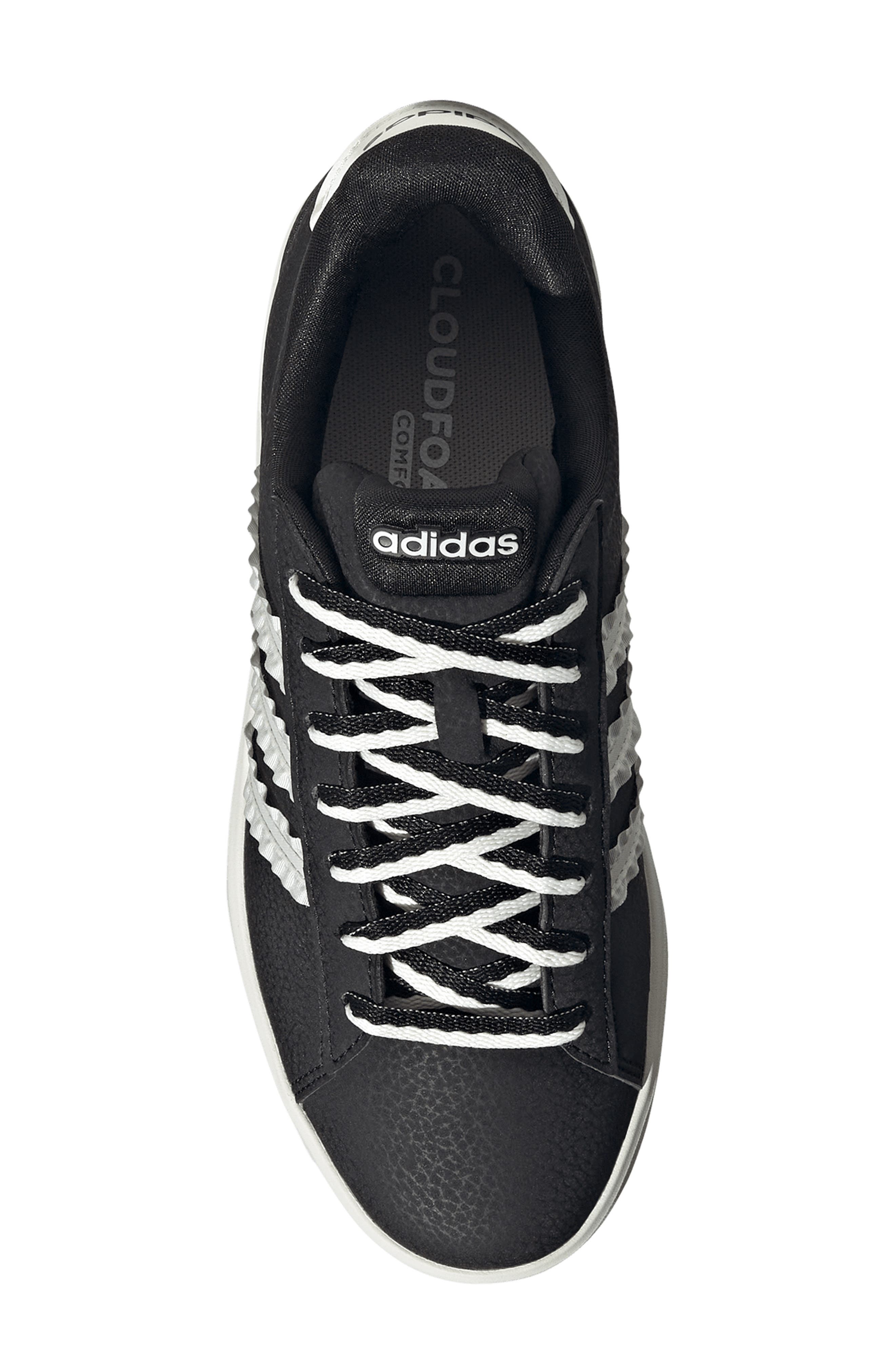 adidas Grand Court 3.0 Sneaker, Alternate, color, Core Black/ Core White/ Gum 3