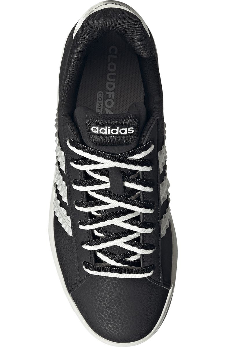 adidas Grand Court 3.0 Sneaker, Alternate, color, Core Black/ Core White/ Gum 3