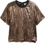 CITY BLUES Foil Print T-Shirt