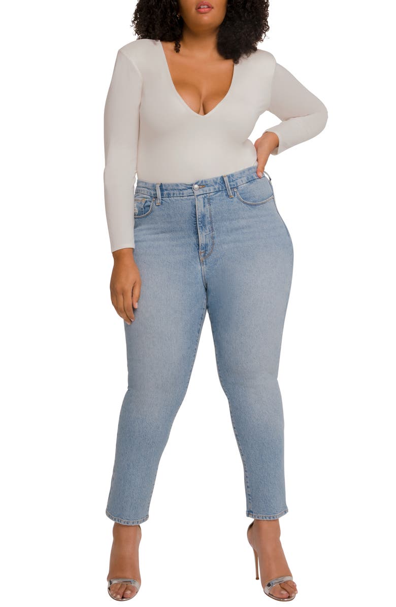 Good American High Waist Skinny Jeans, Alternate, color, Blue508