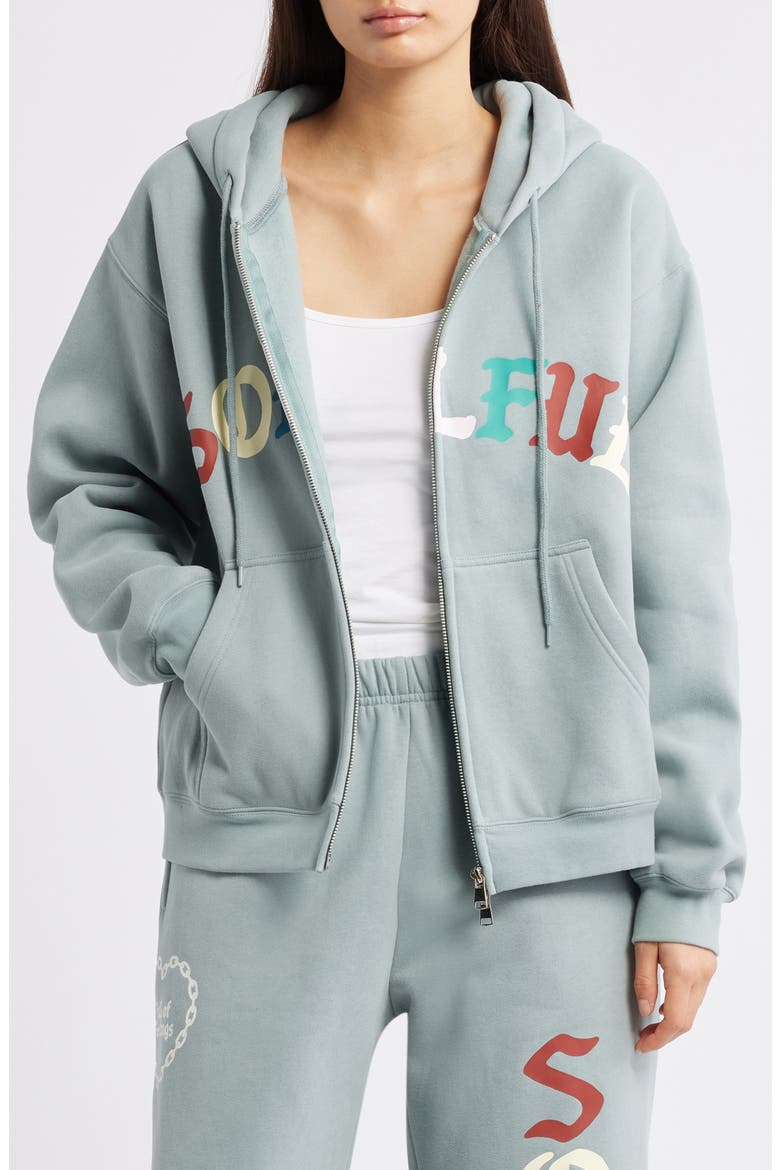 Soulful Relaxed Zip Hoodie, Main, color, DUSTY BLUE