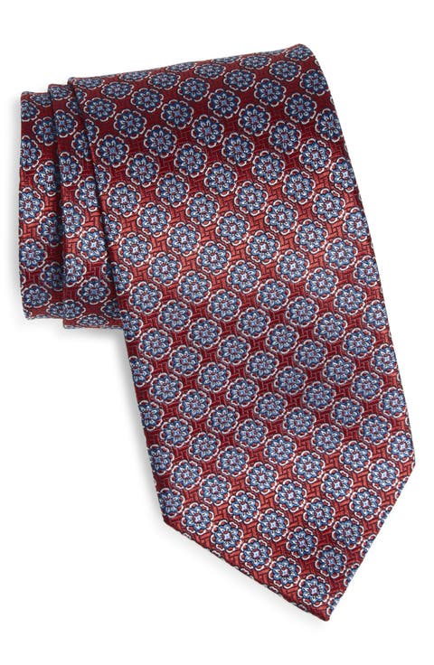 Geometric Silk Tie