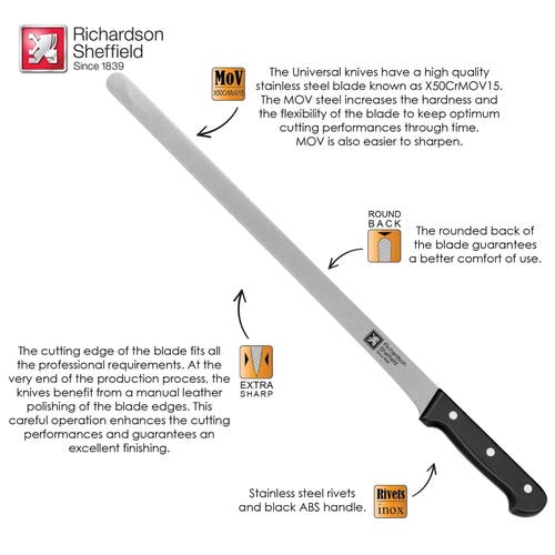 Richardson Sheffield Universal 16-inch Kebab Knife In Silver