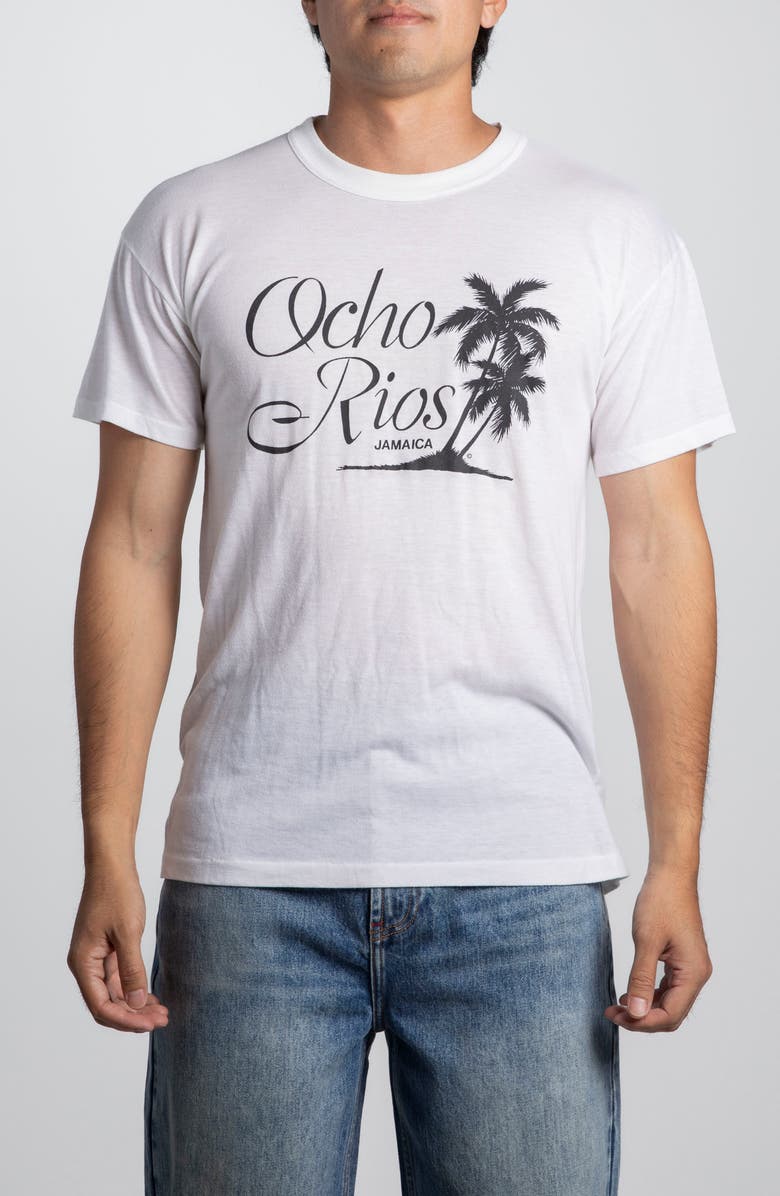 Elwood Vintage Ocho Rios Tee, Main, color, White