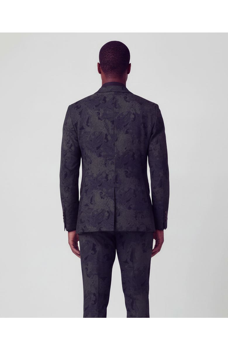 Lords of Harlech Paisley Explosion Mens Tailored Blazer, Alternate, color, Paisley Explosion Black
