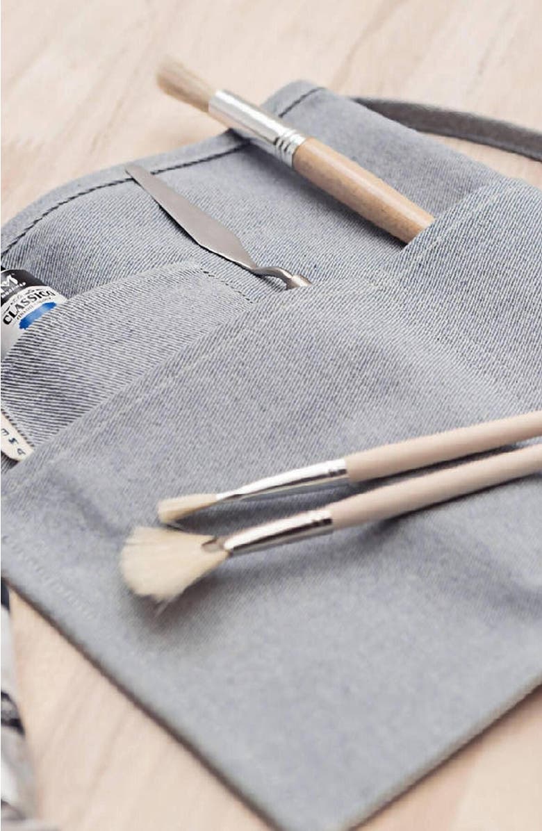 Meema Waist Apron, Alternate, color, Blue