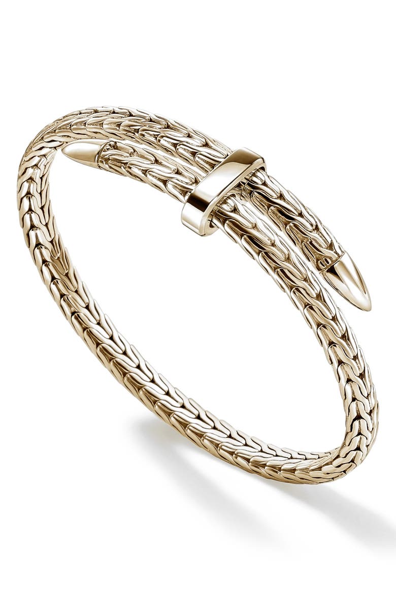 John Hardy Spear Flex Cuff, Gold, Alternate, color, 14K Yellow Gold