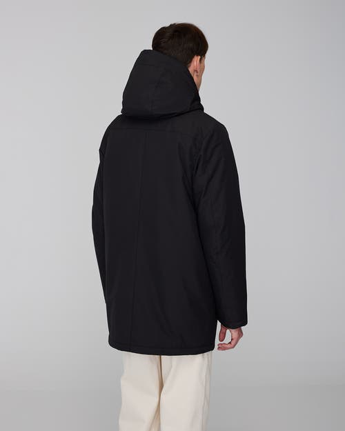 Quartz Co. Alban | Hooded Insulated Winter Jacket In Black