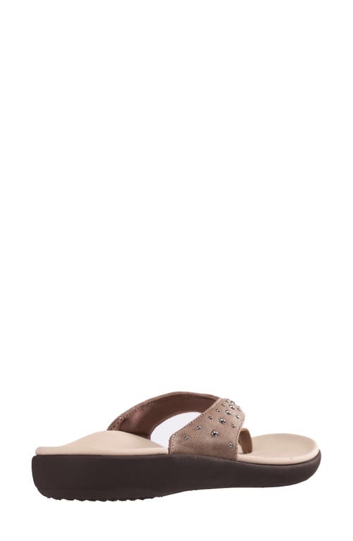 Revitalign Yumi Fresca Flip Flop In Fossil
