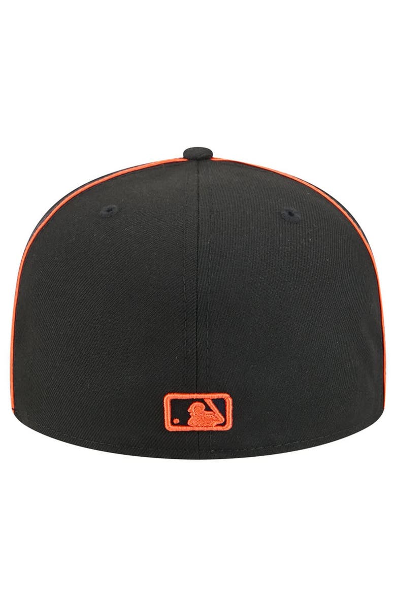 New Era Men's New Era Black Houston Astros Soutache 59FIFTY Fitted Hat, Alternate, color, Black