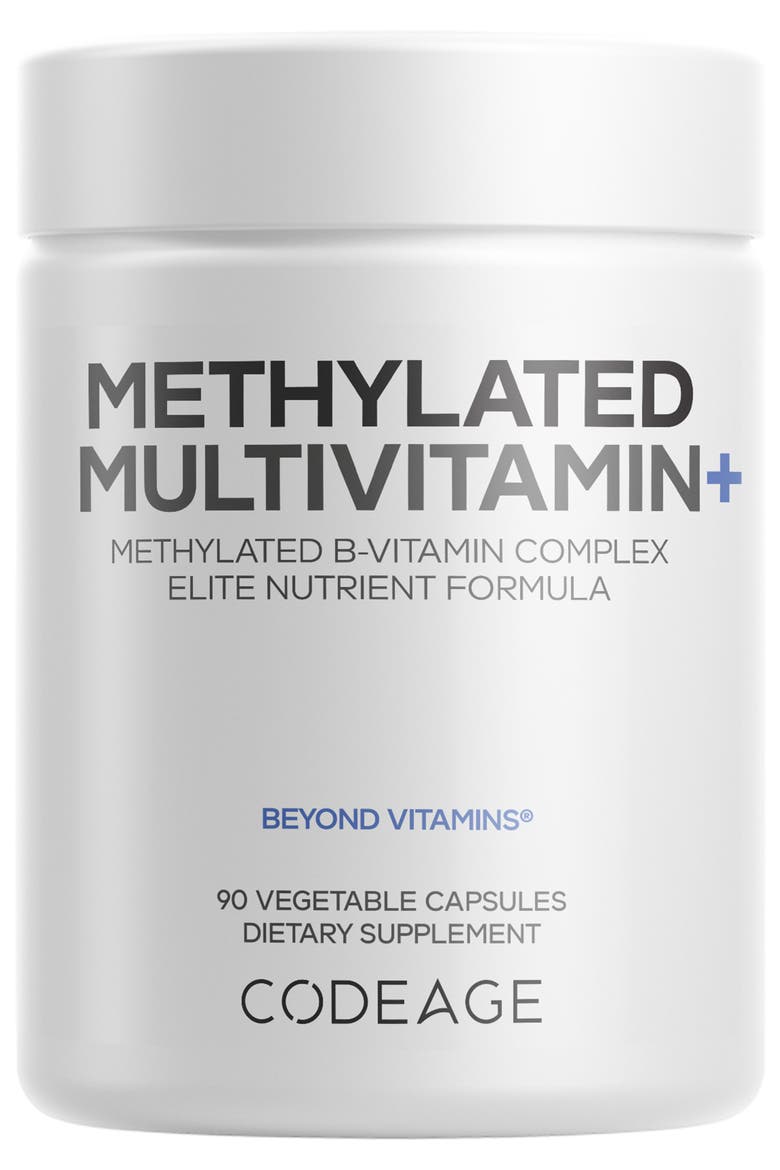 Methylated Multivitamin+, B-Vitamins & Minerals, CoQ10, DIM, Probiotics, Benfotiamine, Main, color, white