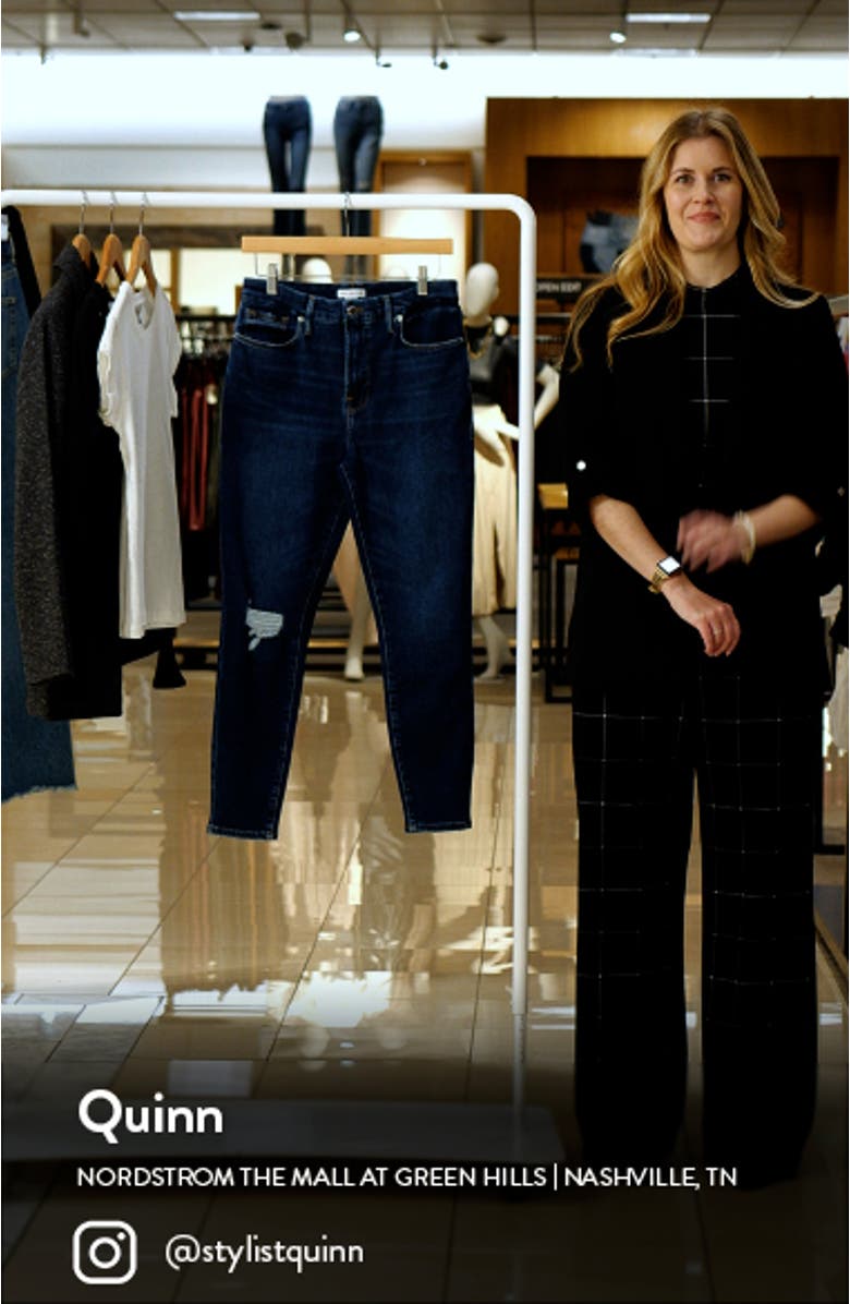 Good Waist Ripped High Waist Crop Skinny Jeans, sales video thumbnail