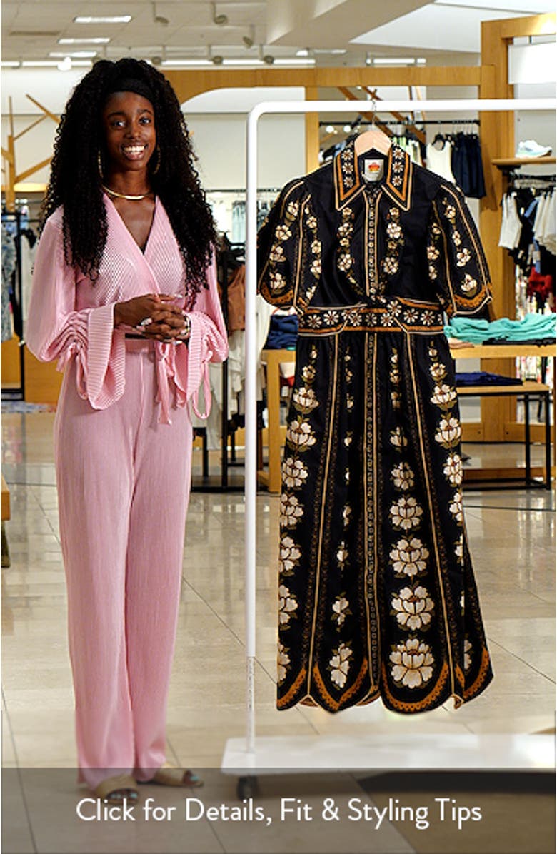 Embroidered Flowers Dress, sales video thumbnail