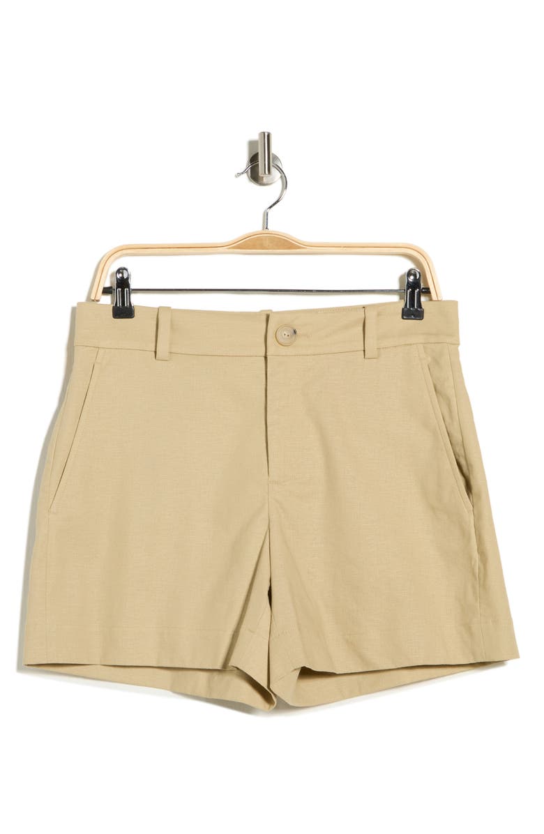 Vince Casual Linen Blend Shorts, Alternate, color, Cliff Side