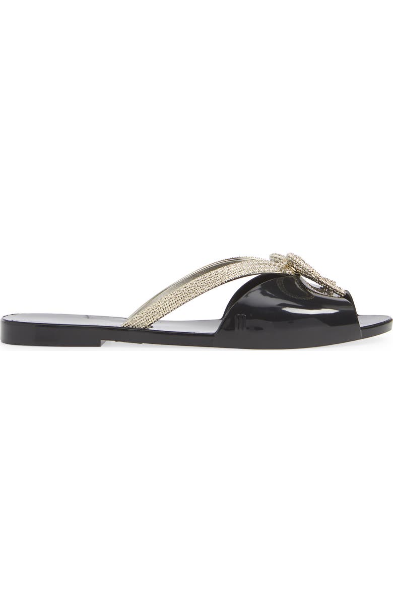 Melissa Ela Chrome Slide Sandal, Alternate, color,