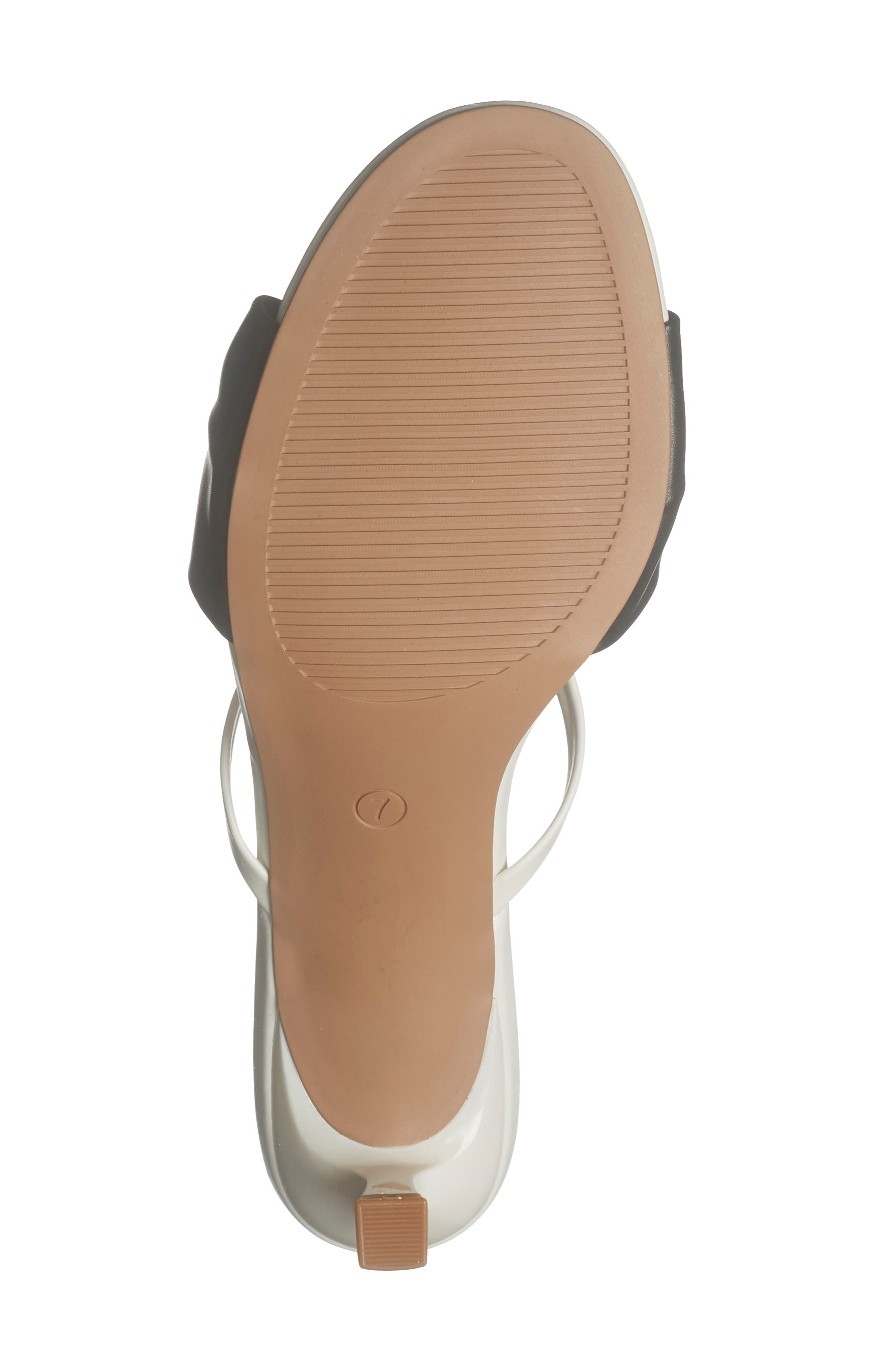 RACHEL Rachel Roy Jane Bow Slide Sandal, Alternate, color, Black/ White